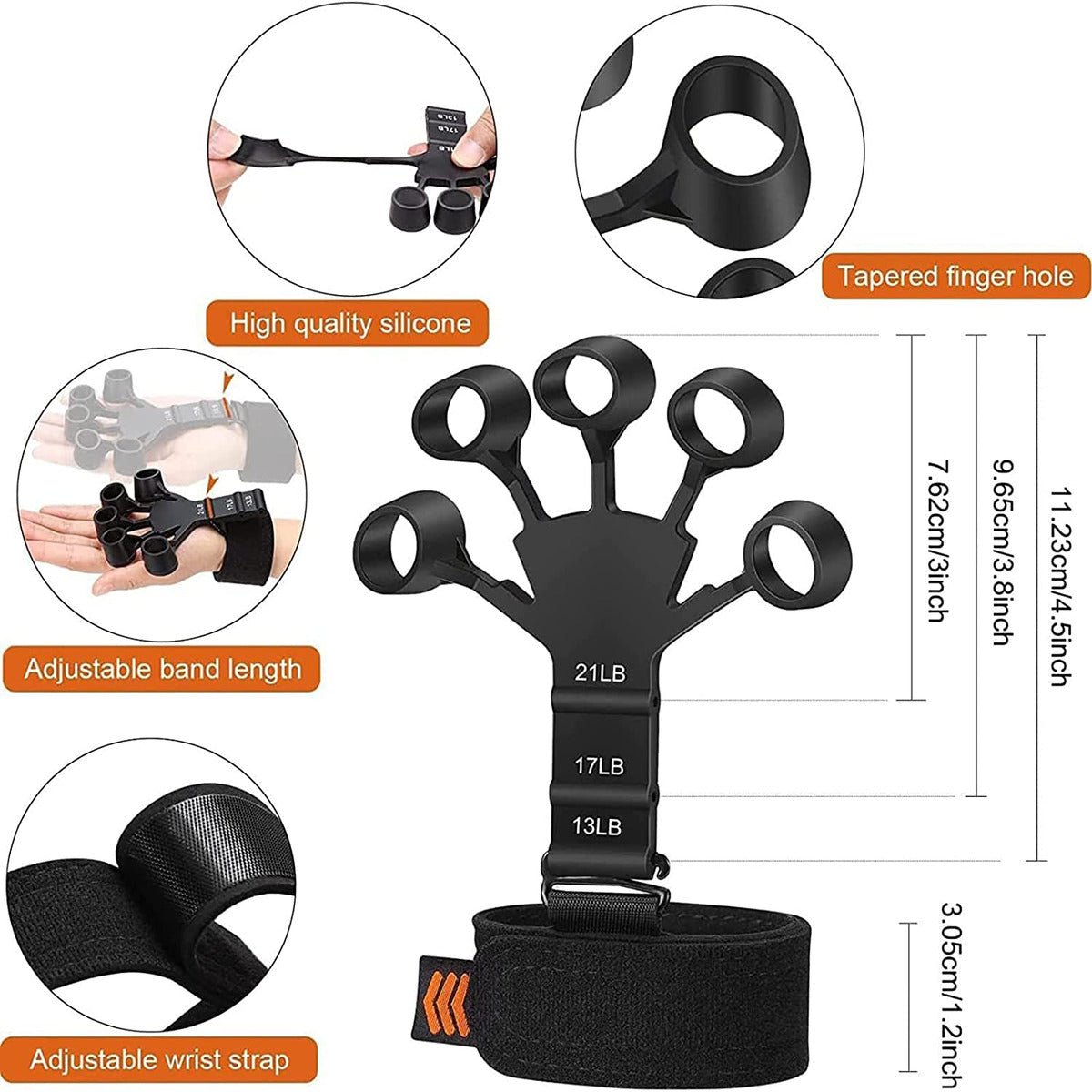 Metal Hook Grip Strength Trainer